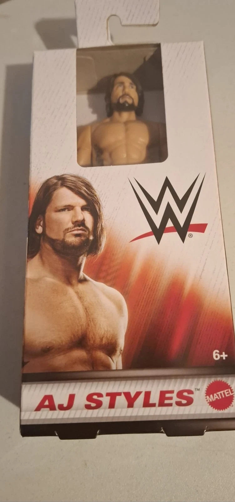 Mattel - WWE Wrestling - AJ Styles  - Actionfigur - 15 cm - NEU