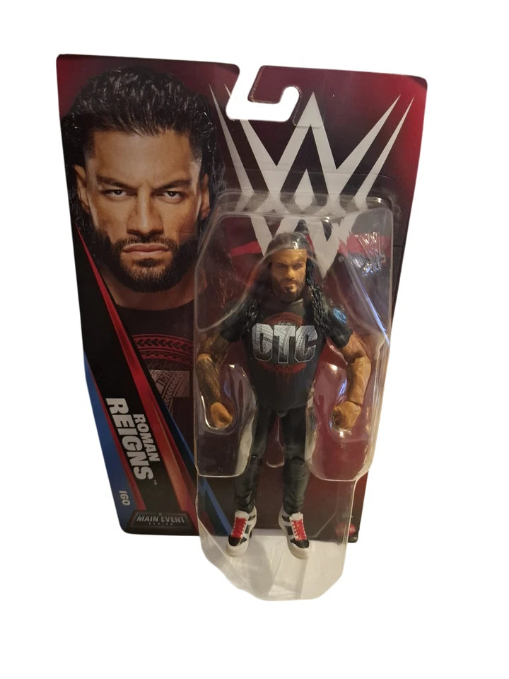WWE Main Event Series 160 Roman Reigns OTC Wrestling Figur Mattel OVP
