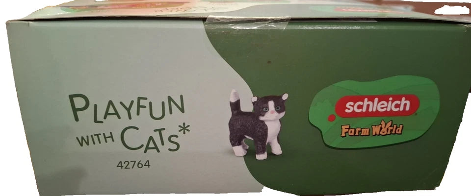 Schleich Farm World 42764 playfun with cats Spielspass für Katzen