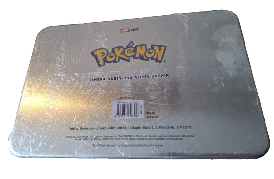 Pokemo Steelbox Collection Omega Rubin und Alpha Saphir Panini Manga rarität