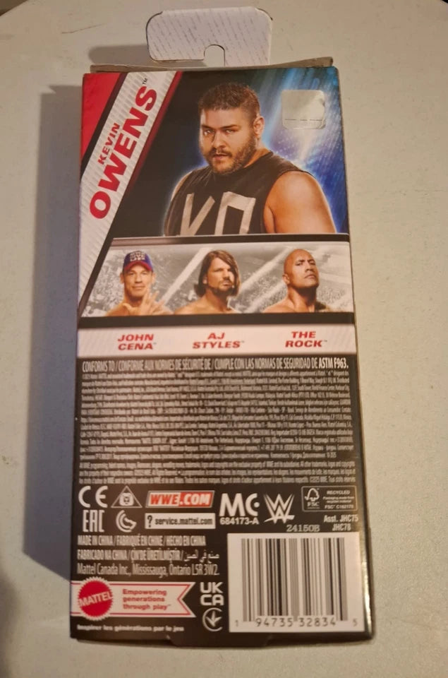 Mattel - WWE Wrestling - Kevin Owens - Actionfigur - 15 cm - NEU